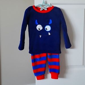 Thick fleece PJ set, Size 3-4yrs